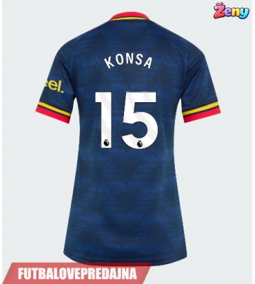 Lacne Ženy Futbalové dres Arsenal Ezri Konsa #15 2026-27 Krátky Rukáv - Preč